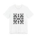 Geometrisk Stamme-mønster T-Shirt